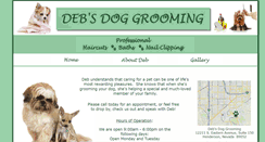 Desktop Screenshot of debsdoggroominglv.com